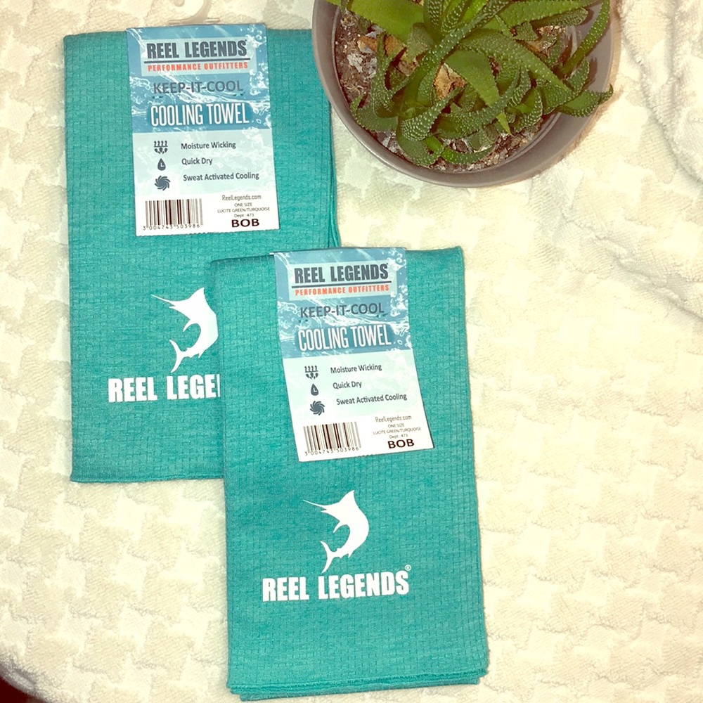 ❤️2☀️NEW 🔥REEL LEGENDS COOLING TOWELS